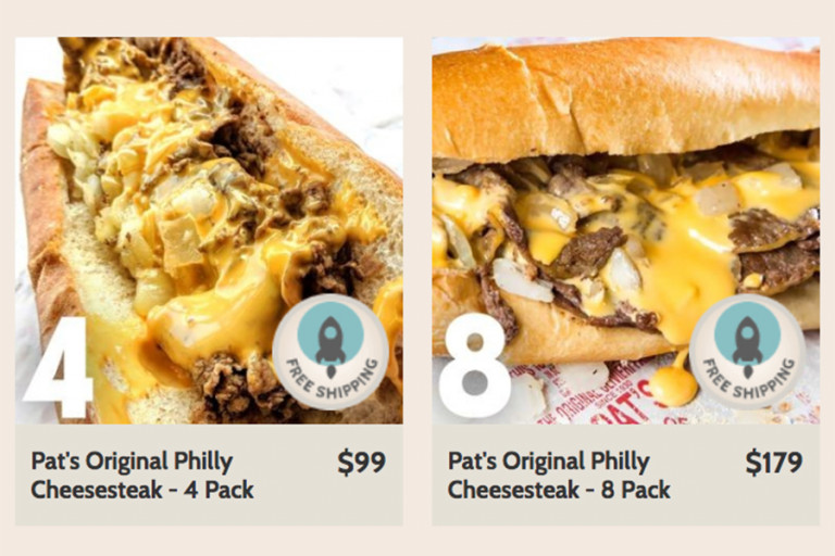 Pat’s King of Steaks Now Delivers … Across the Country