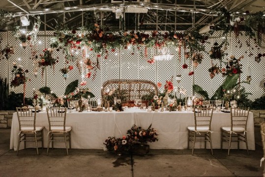 A Free People Buyer's Rad Boho Wedding At Philly's Horticulture Center