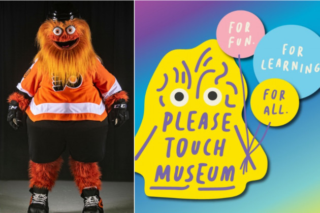 gritty mascot doll
