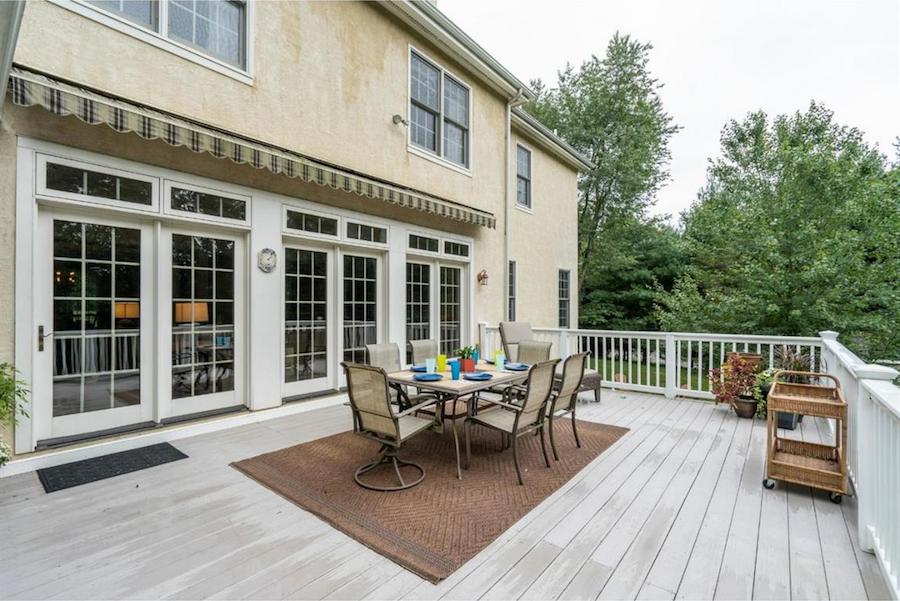 house for sale springton lake colonial deck