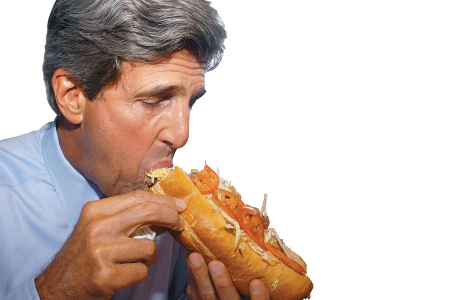 john kerry cheesesteak philadelphia