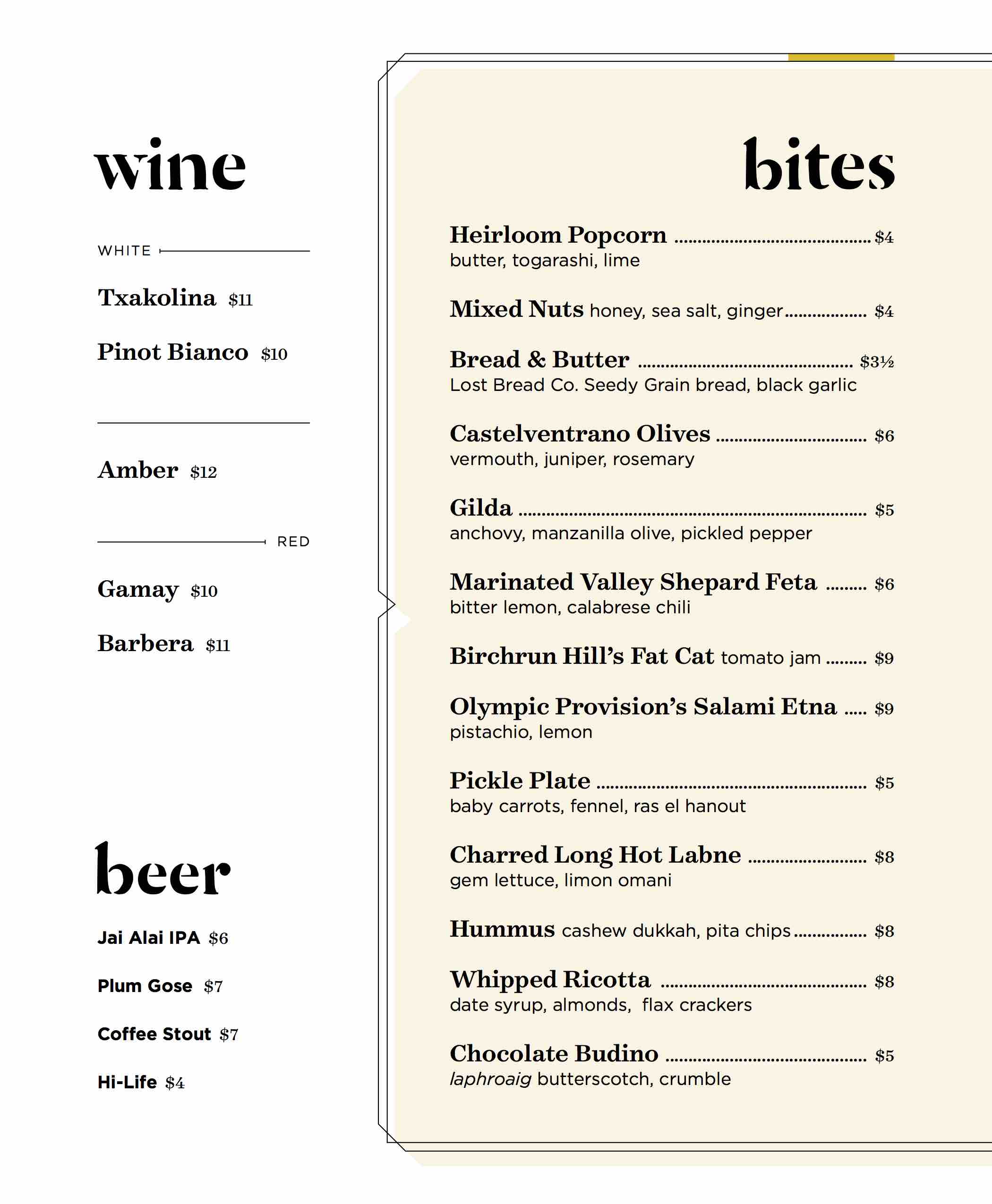 root r&d cocktail menu