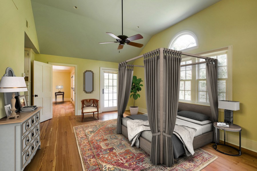 house for sale new hope expanded farmhouse master bedroom