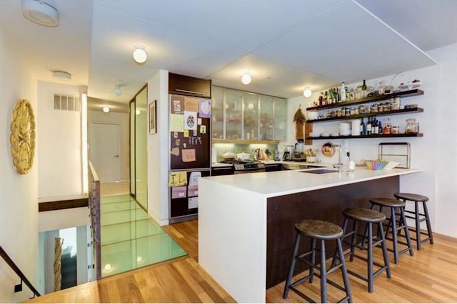 house for sale northern liberties leed platinum condo kitchen