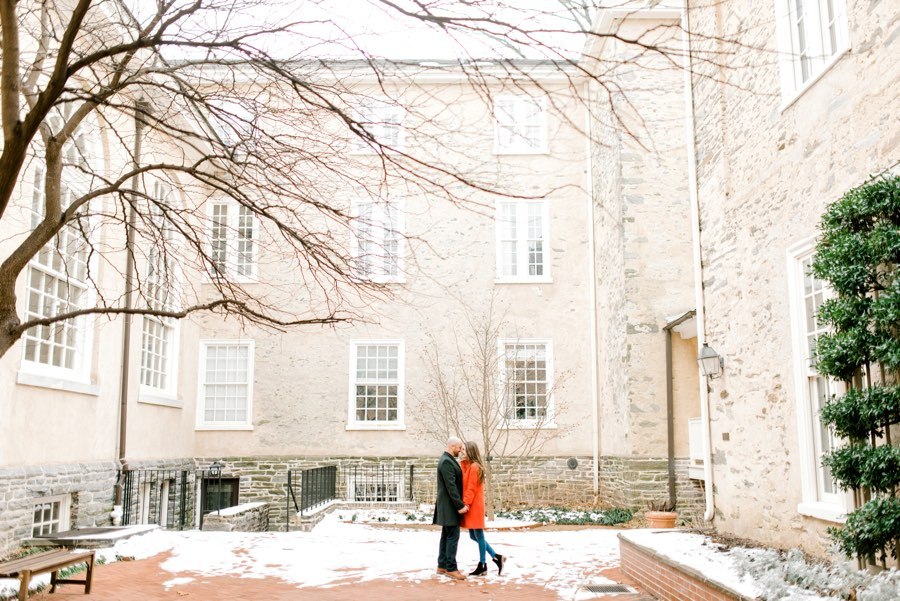 Haverford College Engagement Photos