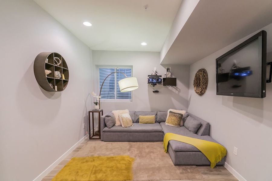 house for sale northern liberties modern townhouse basement rec room