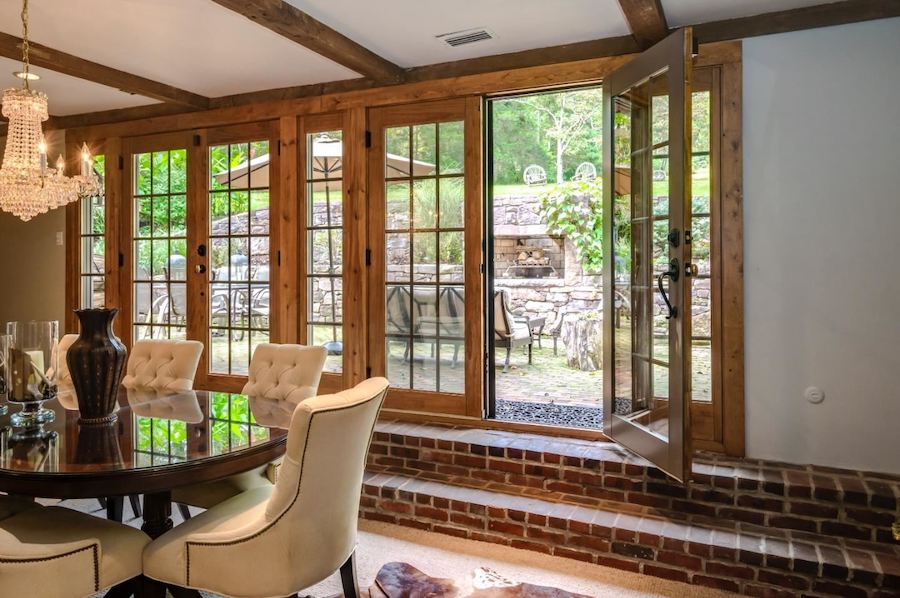 house for sale solebury converted barn dining room