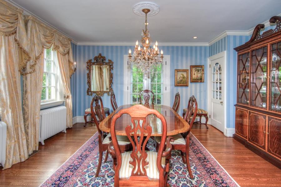 house for sale wayne french colonial dining room