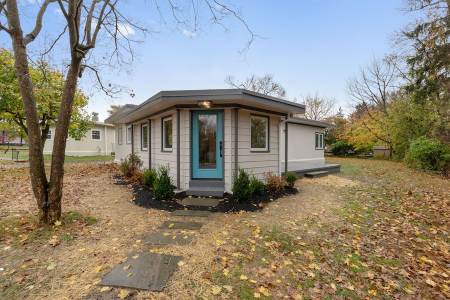 house for sale wyndmoor midcentury classic side entrance