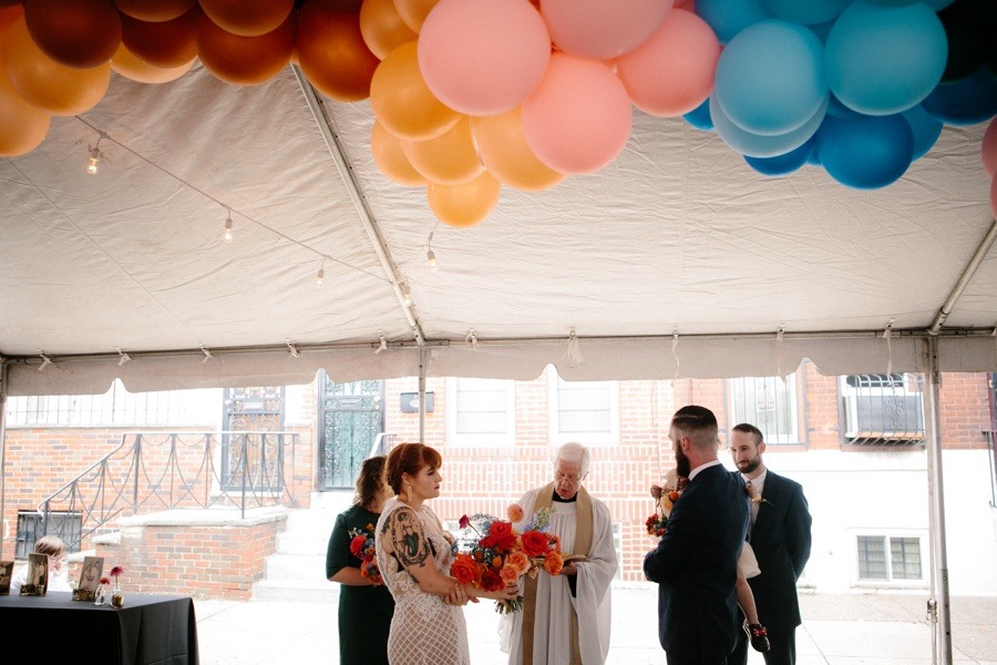 south philly block party wedding