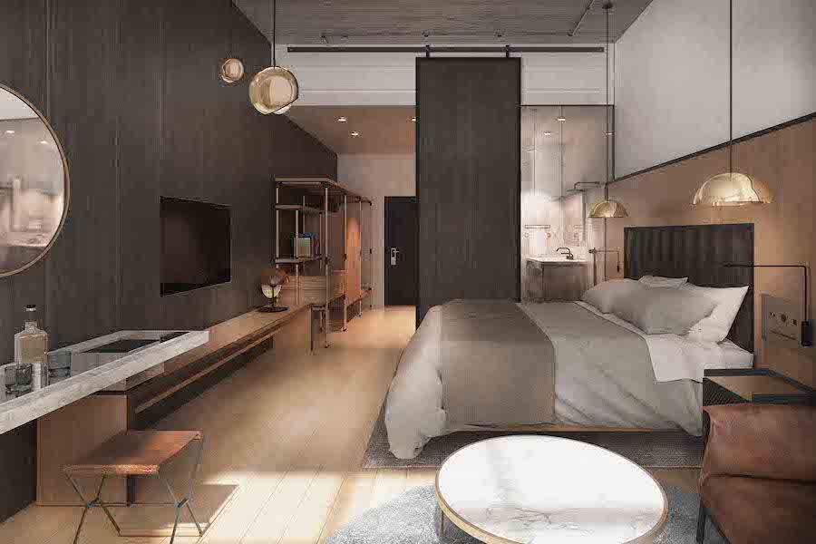 fitler club hotel preview rendering
