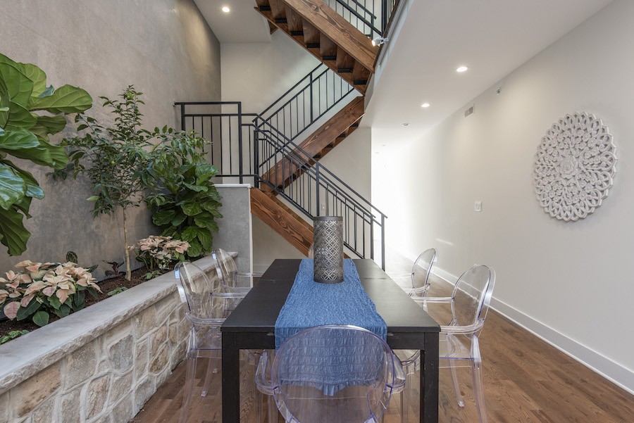 house for sale east falls new construction row dining room