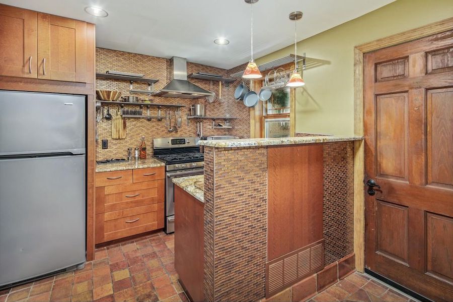 house for sale fitler square courtyard house kitchen