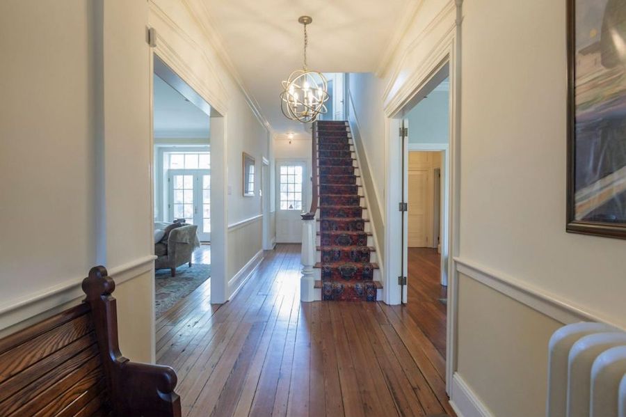 house for sale mt airy colonial entrance hall