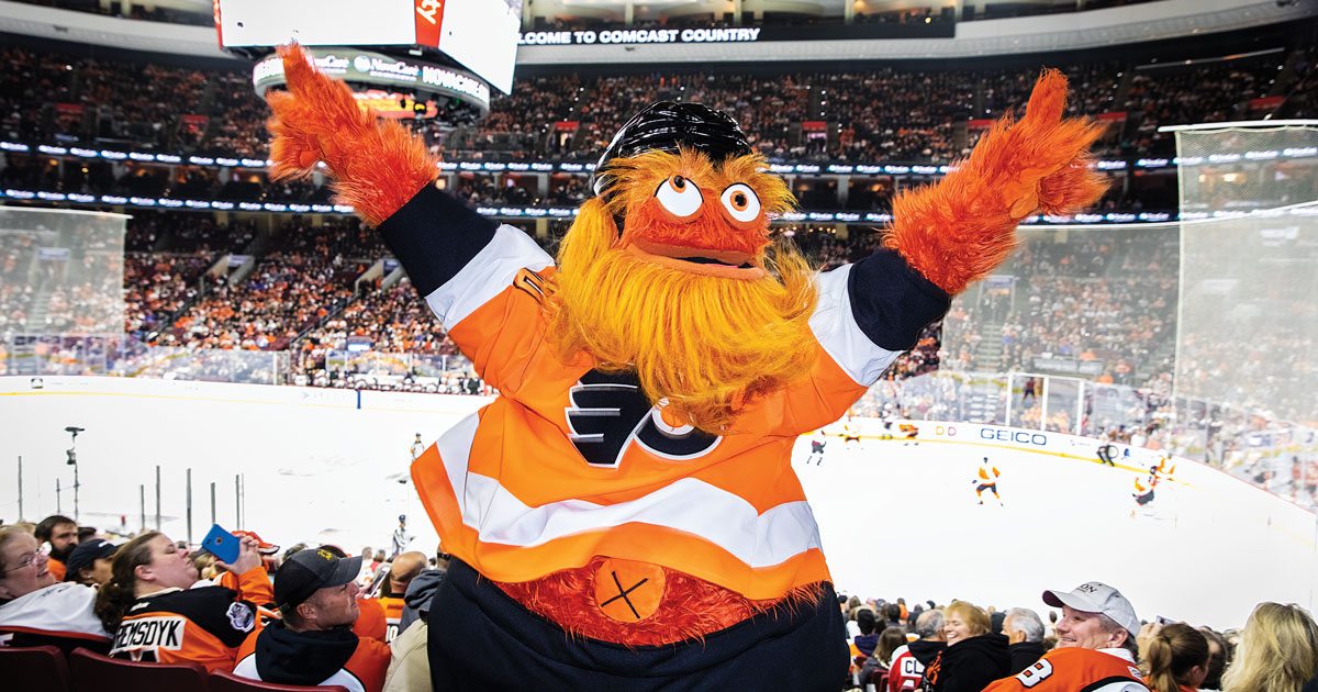 old flyers mascot