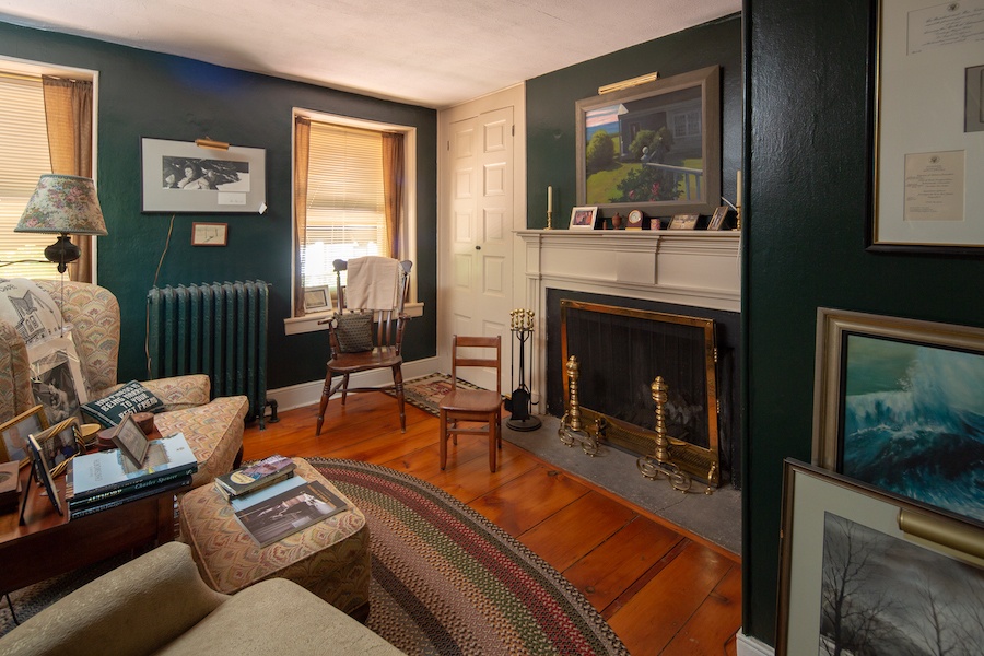 house for sale solebury historic post office apartment living room