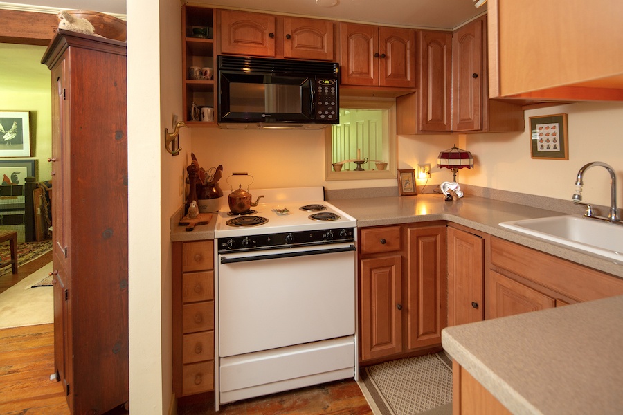 house for sale solebury historic post office apartment kitchen