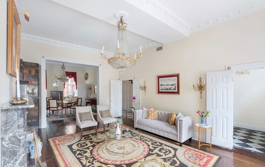 house for sale washington square federal townhouse living room