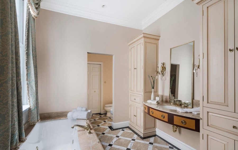 house for sale washington square federal townhouse master bathroom