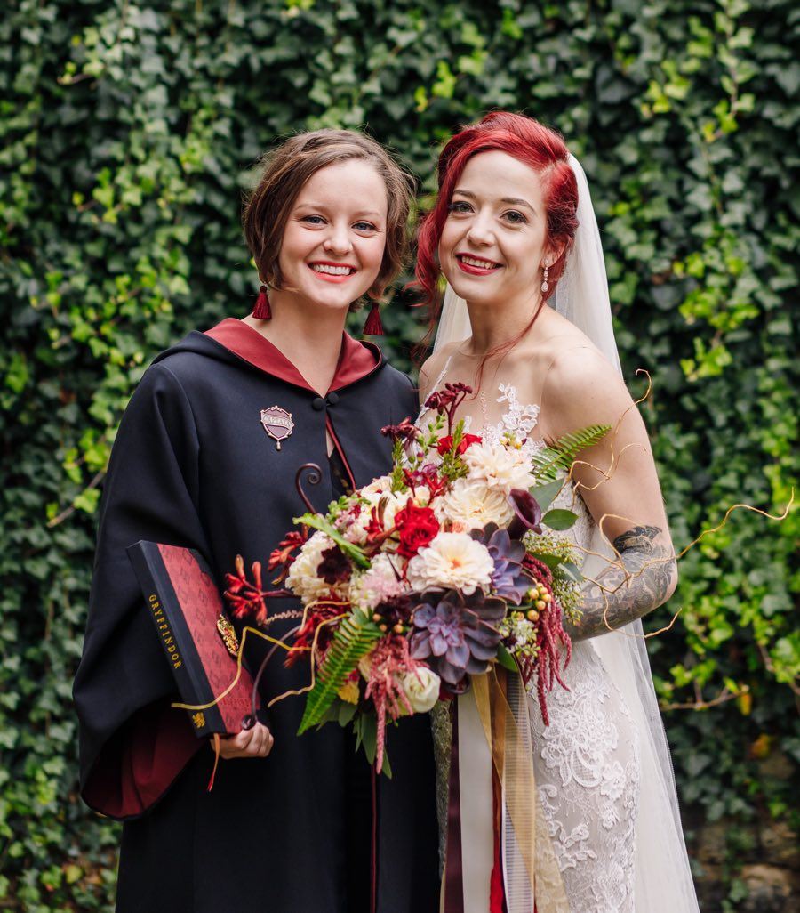 A Harry Potter Wedding Filled With Magical Details