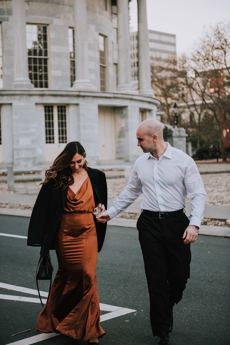 merchants exchange building engagement photos