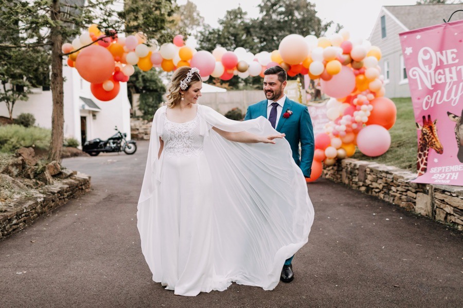 wedding balloon decor