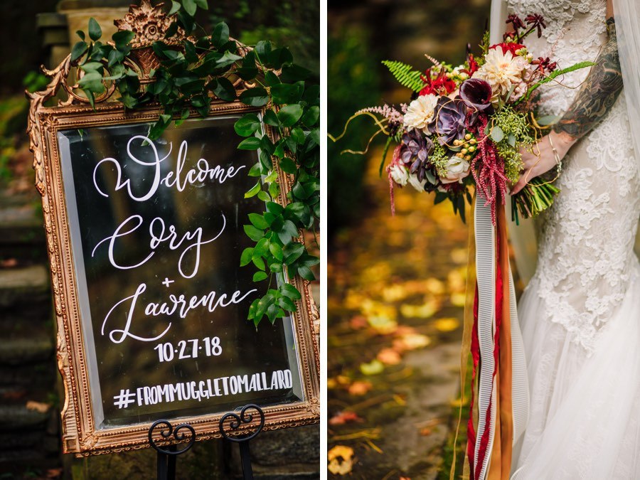 A Harry Potter Wedding Filled With Magical Details