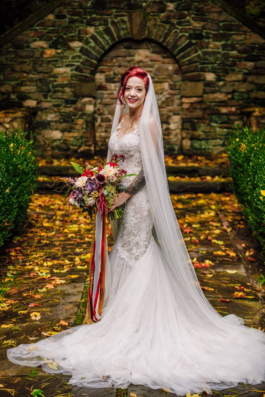 tattooed bride