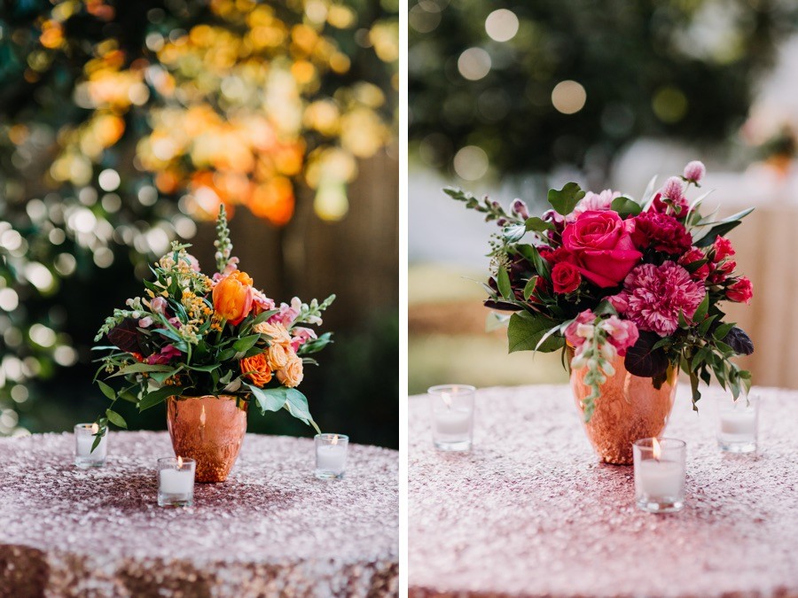 sequin wedding linens