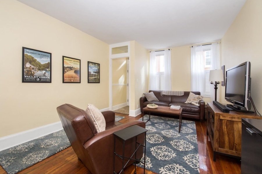 fairmount neighborhood guide 3-story rowhouse main floor