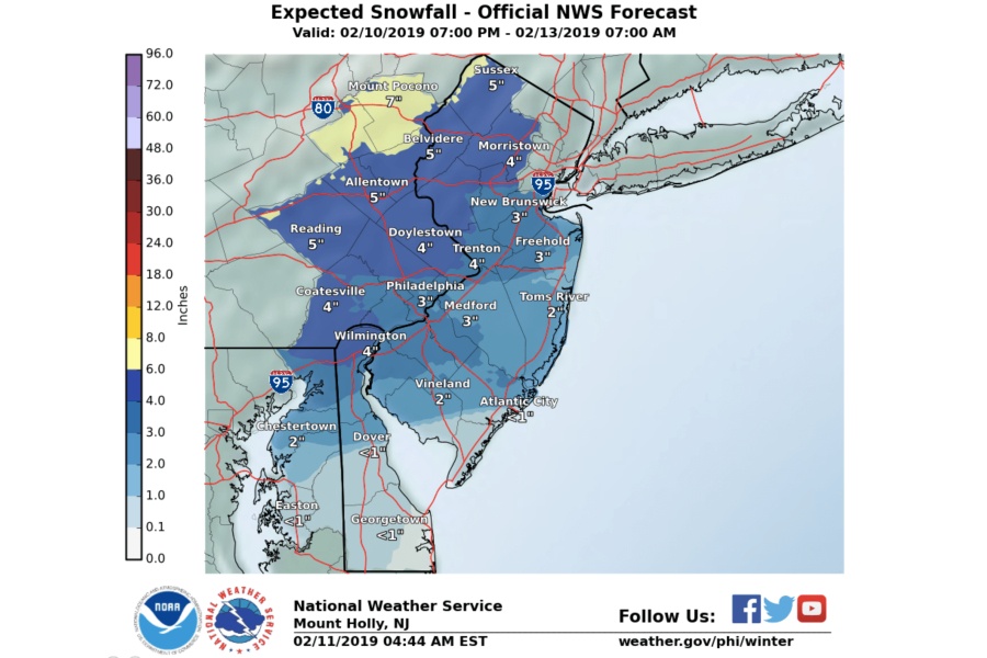 national weather service forecast winter storm snow
