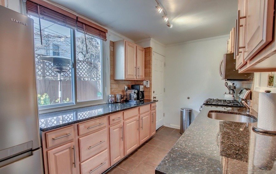 house for sale fairmount rehabbed rowhouse kitchen