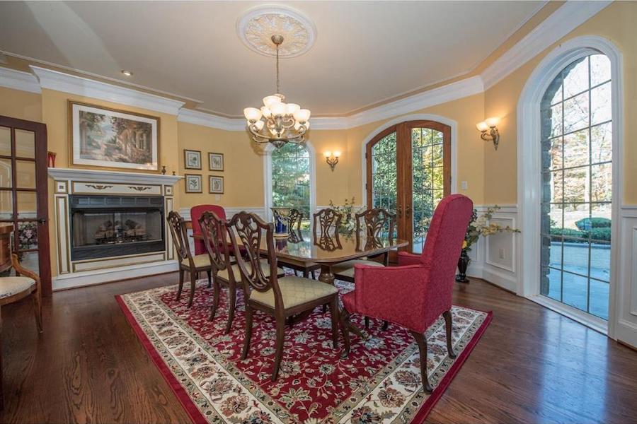 house for sale malvern hilltop chateau dining room