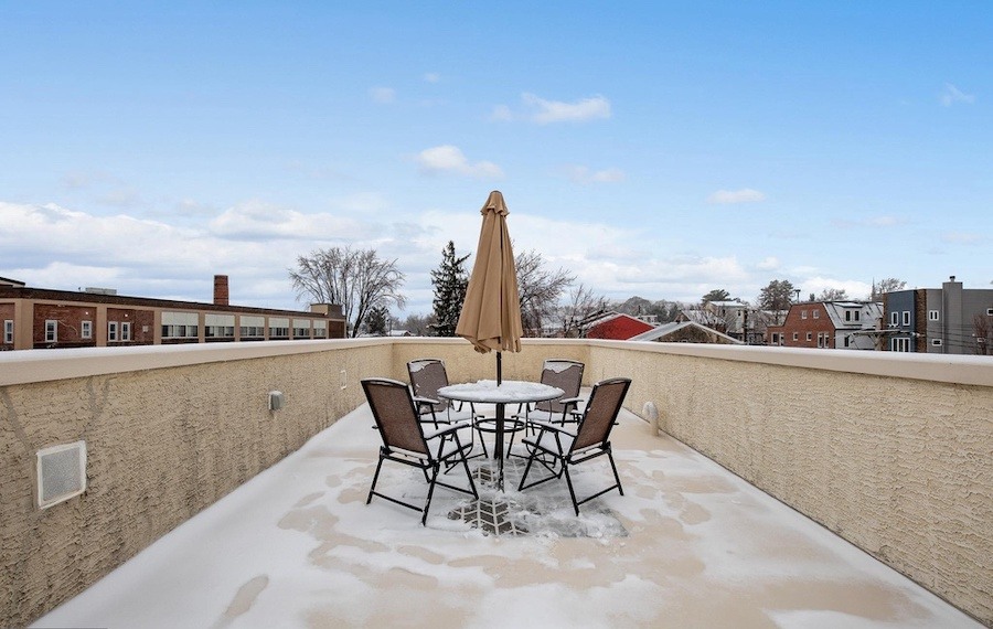 house for sale roxborough modern rowhouse roof deck
