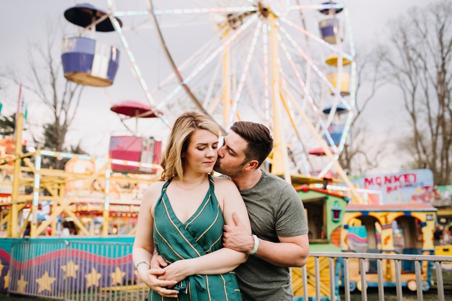 carnival engagement photos