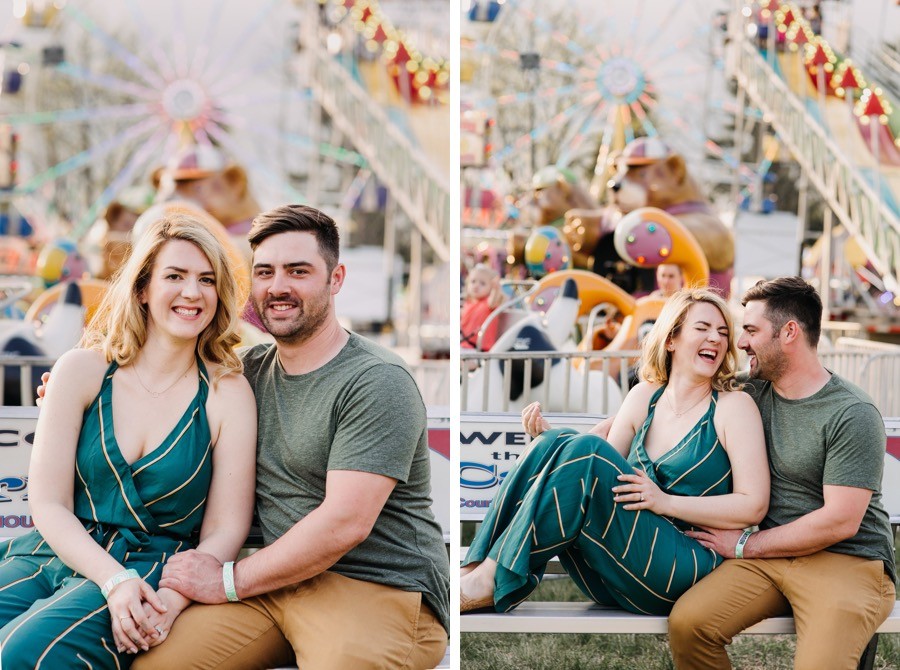 carnival engagement photos