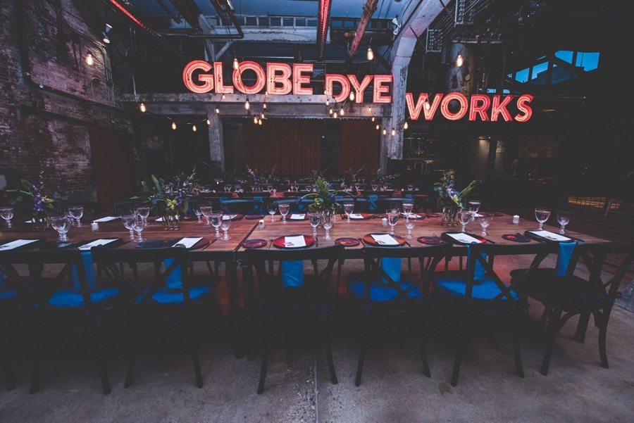 globe dye works wedding venue