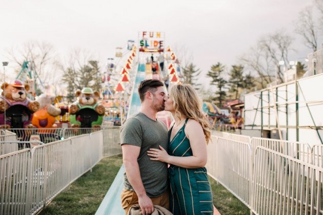 These Carnival Engagement Photos Are Just Too Fun