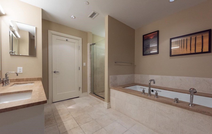 condo for sale rittenhouse modern unit master bathroom