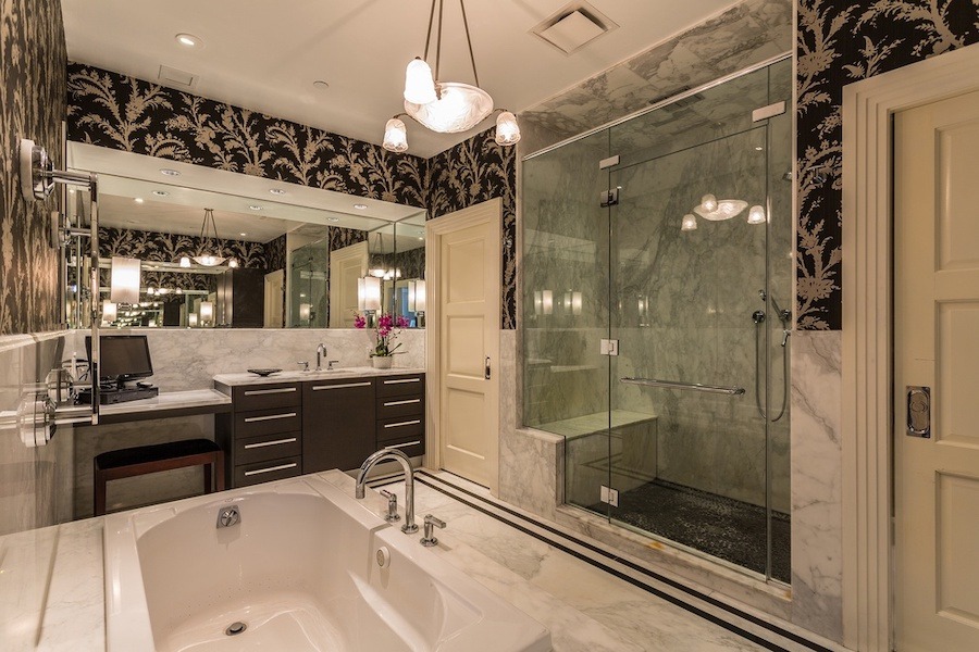 condo for sale rittenhouse tom knox condo master bathroom