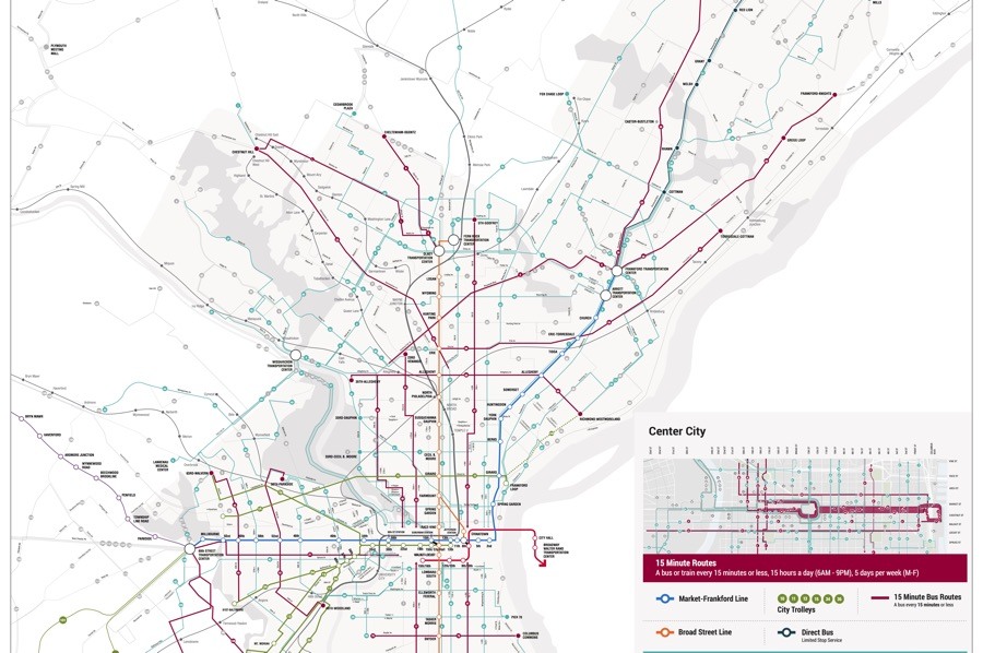 New SEPTA Map Prototypes Aim to Make Riders Rethink the System