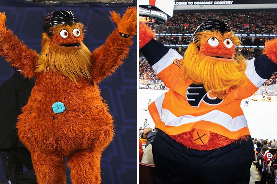 Gritty's belly button