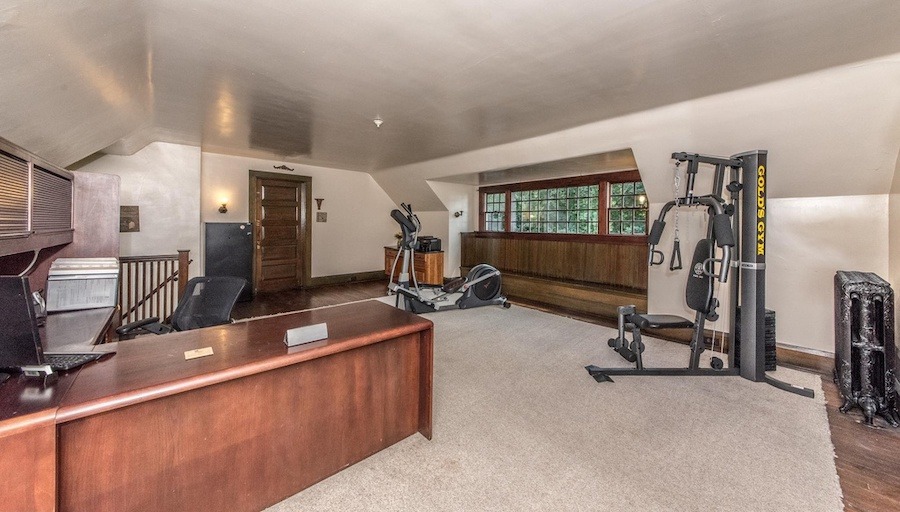 house for sale elkins park edwardian manor home office/gym