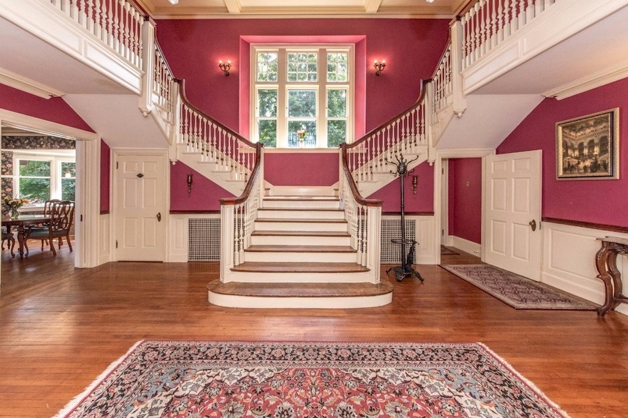 house for sale elkins park edwardian manor foyer