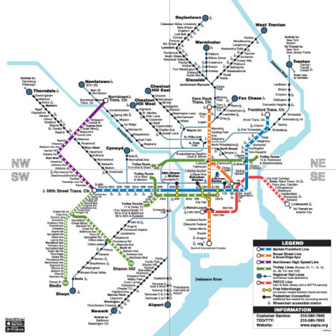 New SEPTA Map Prototypes Aim to Make Riders Rethink the System