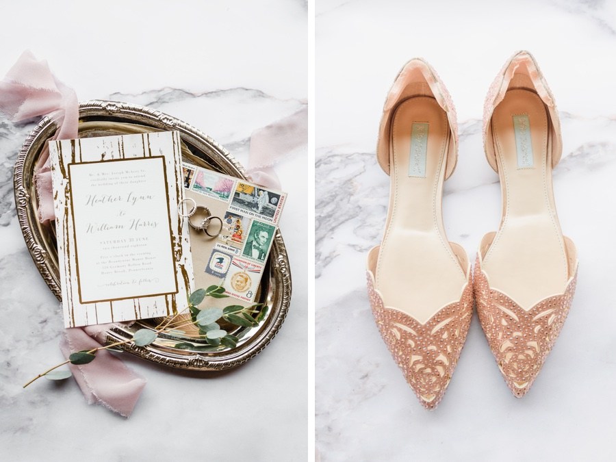 pink wedding shoes