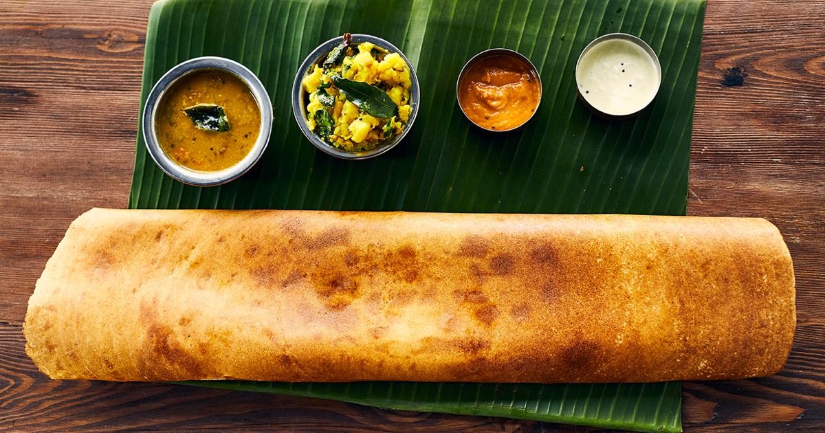 Dosa индийское блюдо