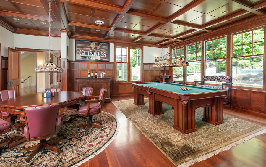 house for sale malvern shingle style billiard room