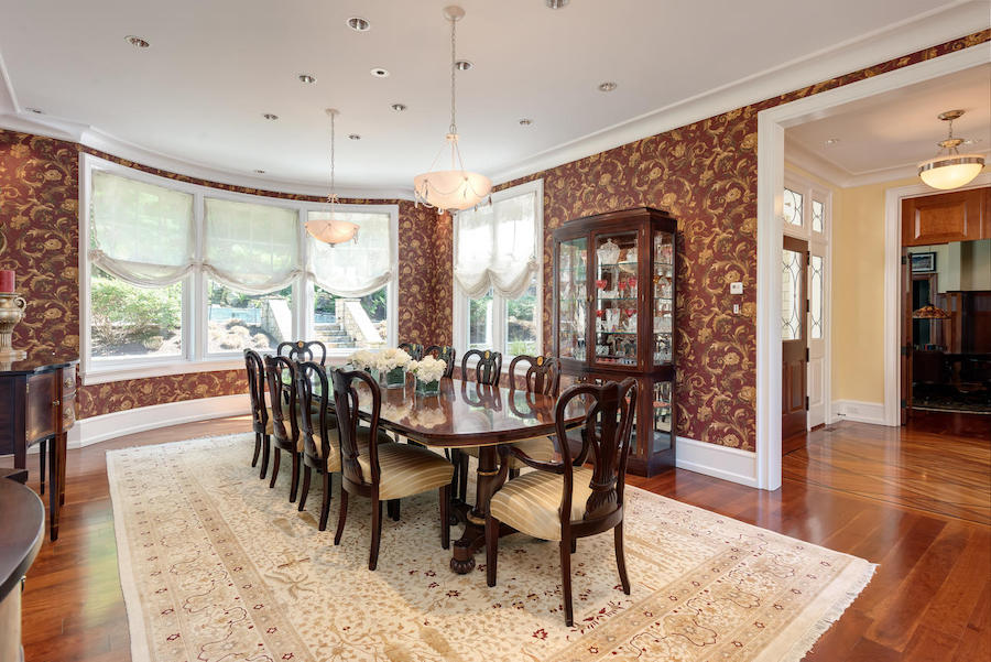 house for sale malvern shingle style dining room