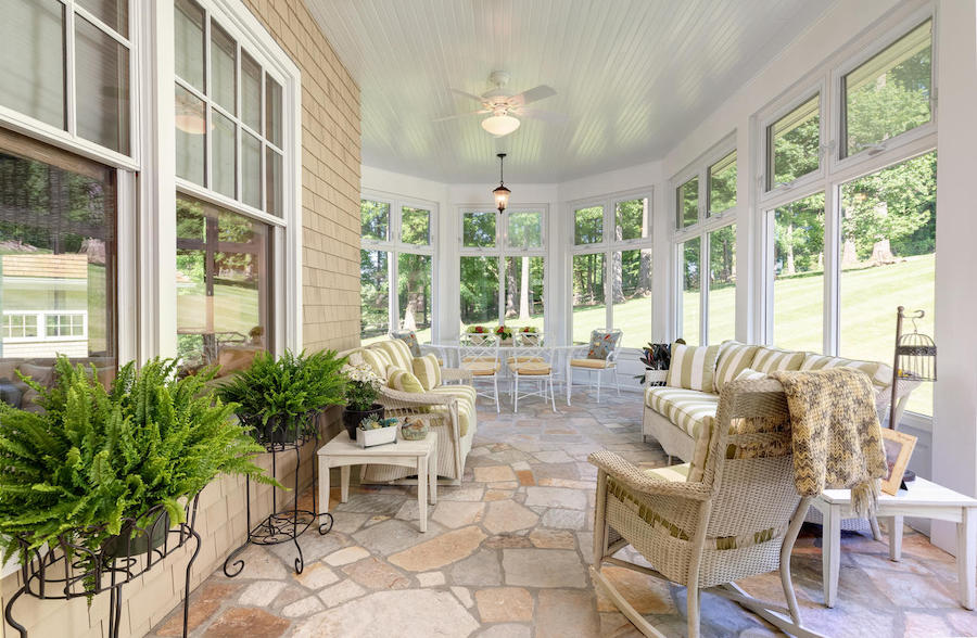 house for sale malvern shingle style sunroom